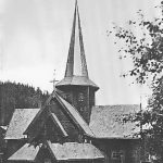Hedal Stave Church in Valdres Norway